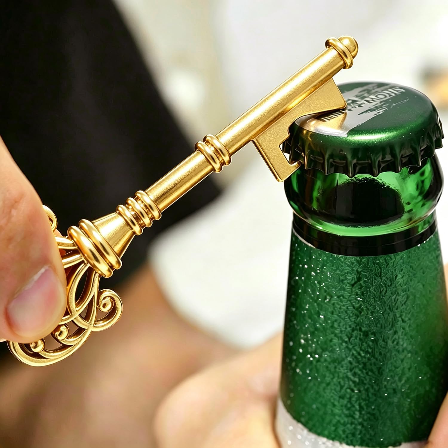 Vintage Gold Key Bottle Opener Favors - Hình 6