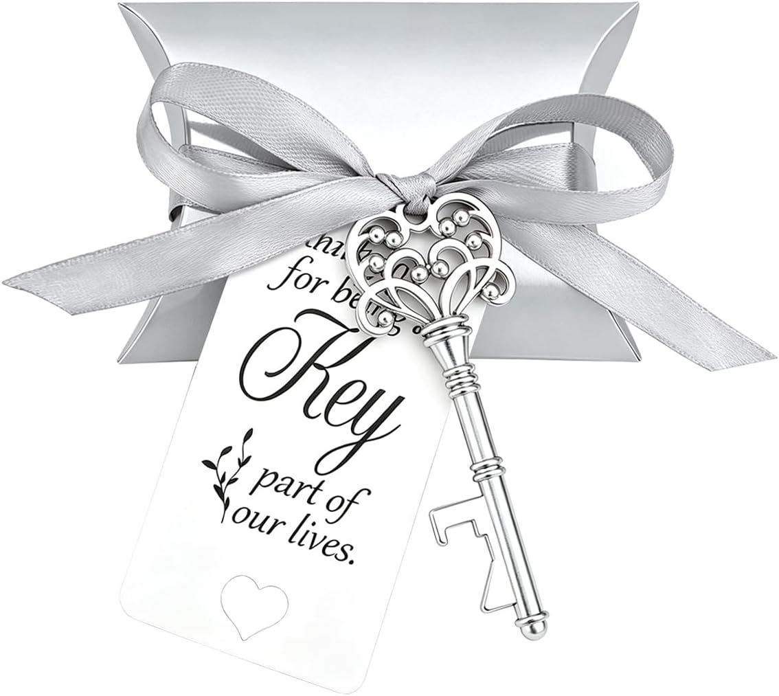 Vintage Gold Key Bottle Opener Favors - Hình 9